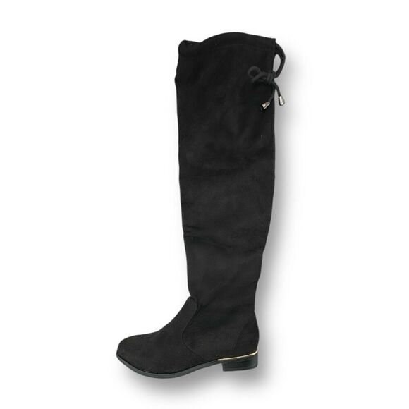 NWOT Dream Pairs Womens Over The Knee High Riding Boots Black Size 6.5 - Picture 9 of 13
